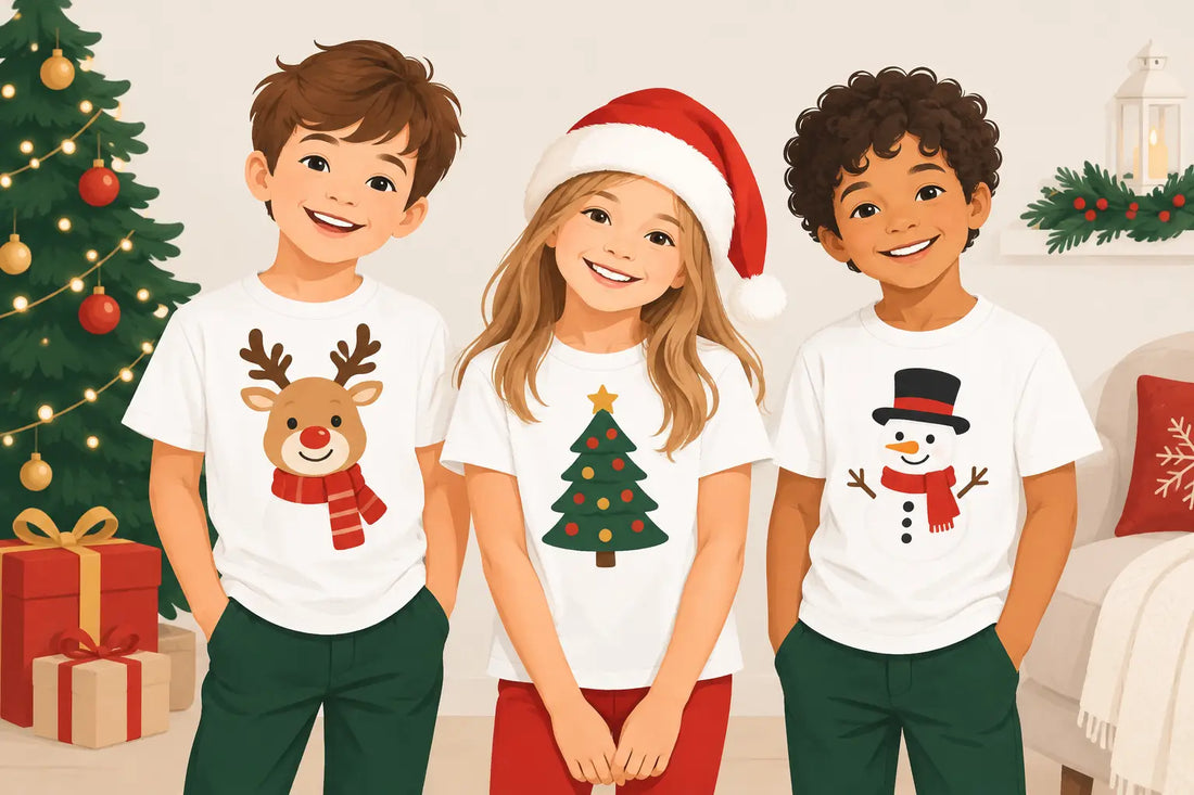 Children's Personalised Christmas T Shirts